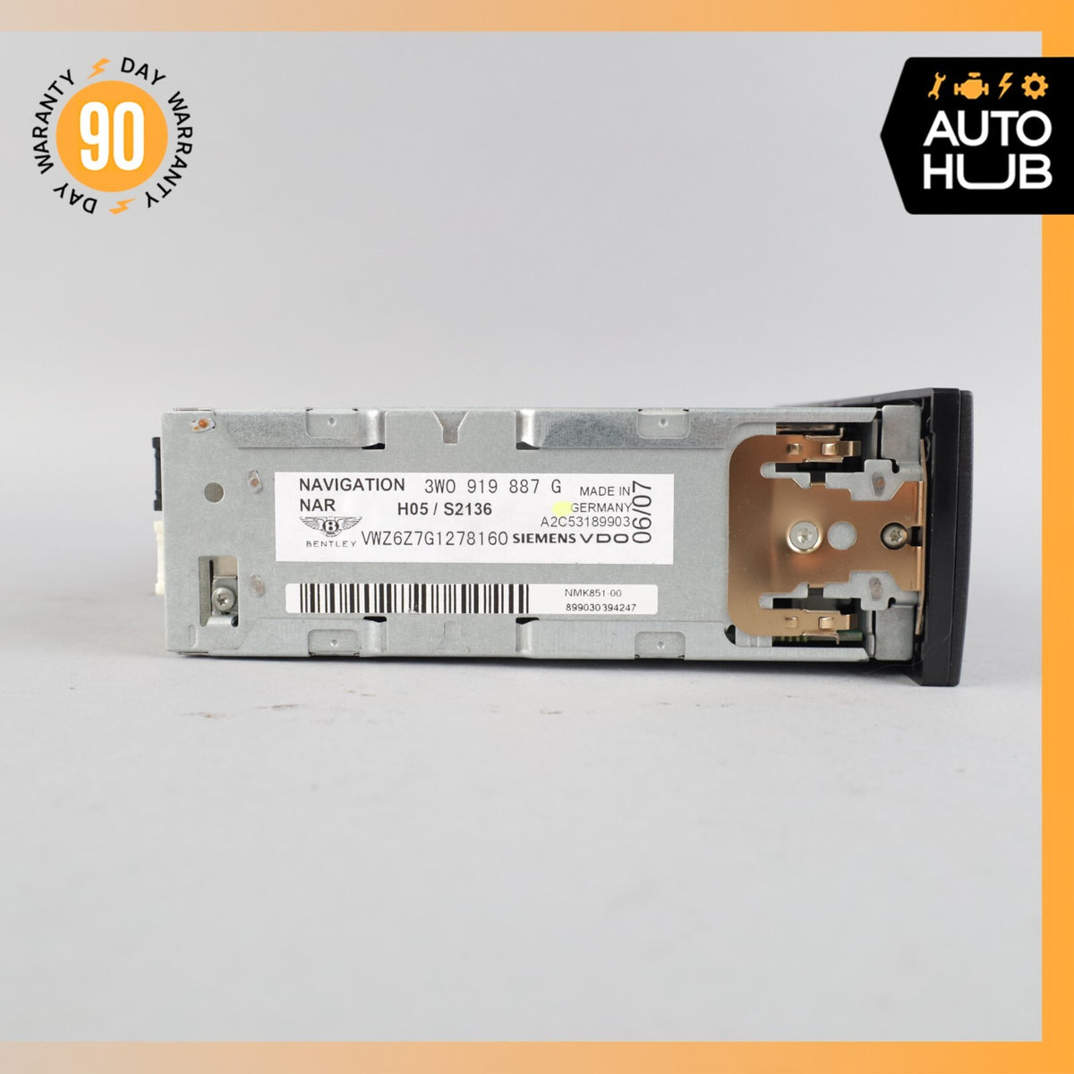 07-10 Bentley Continental GTC Flying Spur Navigation CD Disc Player GPS OEM 52k - photo 4