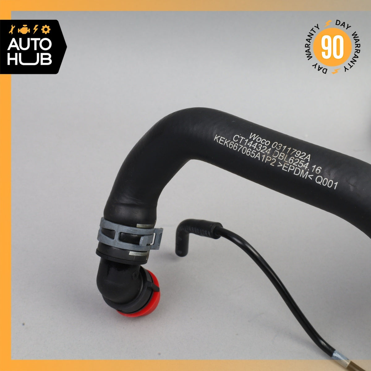 16-19 Mercedes X253 GLC300 Between Thermostat Heater Water Line OEM - photo 7