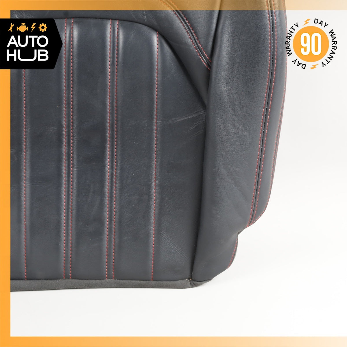 14-17 Maserati M156 Quattroporte Front Right Lower Bottom Seat Cushion Skin OEM - photo 5