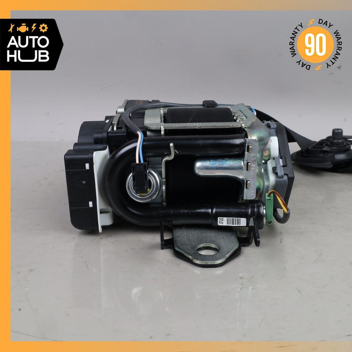 14-17 Mercedes W222 S550e S600 Seat Belt Front Right Passenger Side Black OEM - photo 11