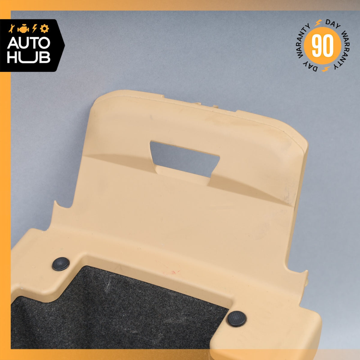 15-16 Porsche Macan S 95B Center Console Cupholder Storage Compartment Beige OEM - photo 6