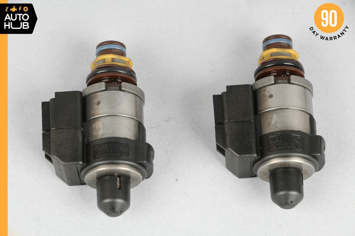 Mercedes S350 CL550 722.9 Transmission Solenoid Valve Blue & Black Caps Set of 8 - photo 2