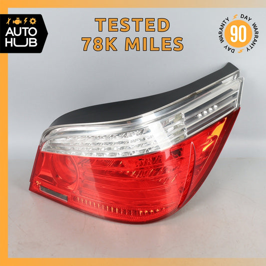 BMW E60 528i 545i 550i Rear Right Taillight Tail Light Lamp 63217361882 OEM 78k - photo 1