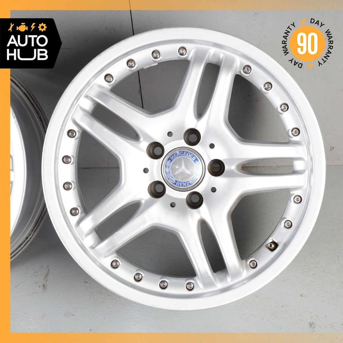 Mercedes R170 SLK230 SLK320 8 x 17 17" Wheel Rim Rims Set of 4 Aftermarket - photo 2