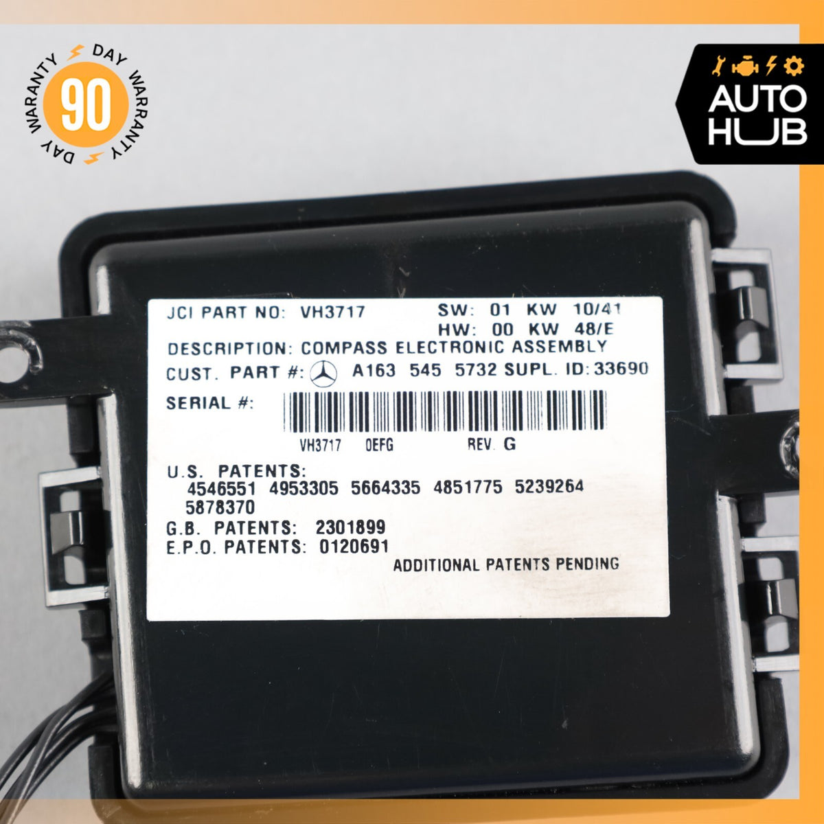 98-05 Mercedes W163 ML500 ML430 ML55 AMG Compass Electronic Control Module OEM - photo 8