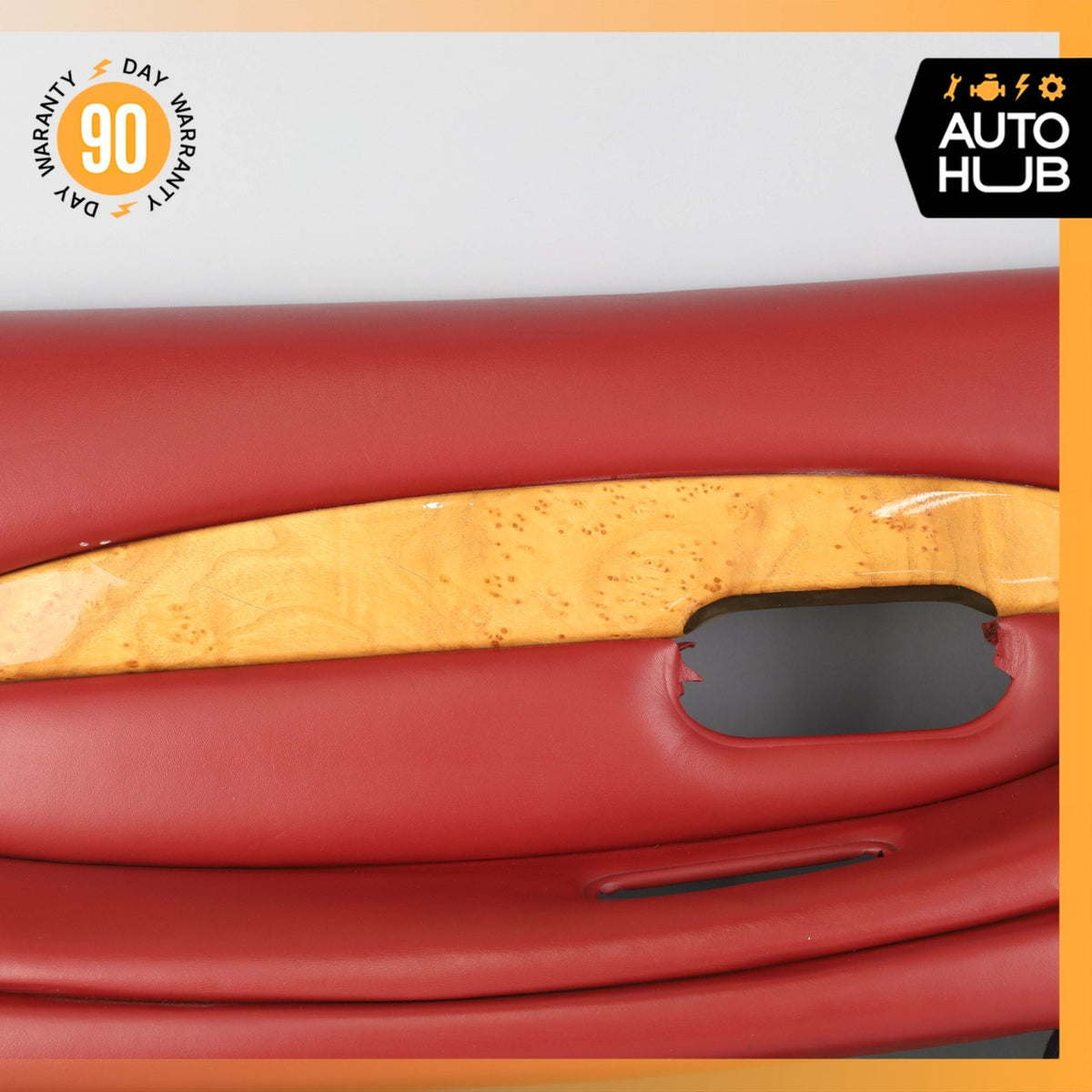 00-04 Aston Martin DB7 Vantage Front Left Driver Side Door Panel Red OEM 35k - photo 6