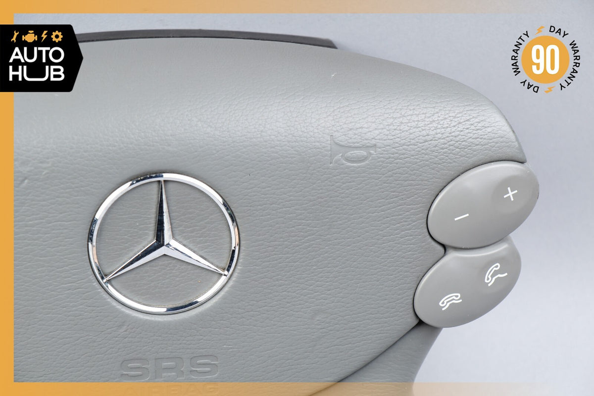 Mercedes R230 SL500 SL55 AMG CLK500 E350 Steering Wheel Airbag Air Bag Gray OEM - photo 3