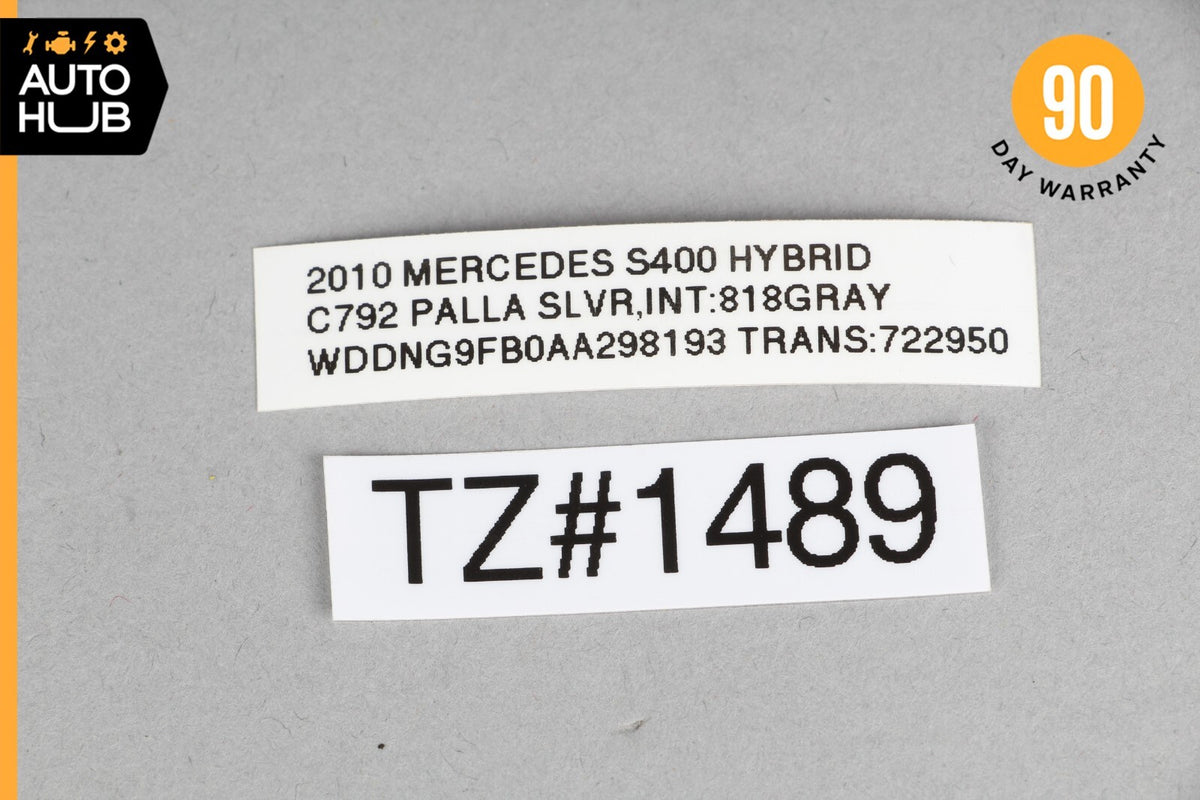 07-13 Mercedes W221 S400 S550 Rear Overhead Vanity Mirror Grey 2218101817 OEM - photo 12