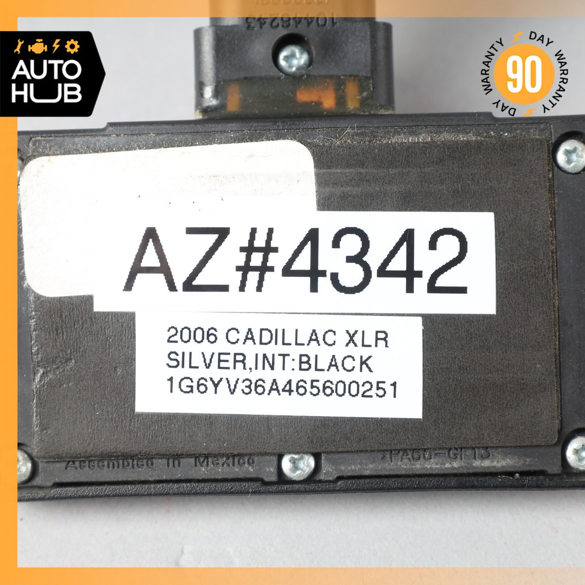 04-13 Cadillac XLR Front Right or Left Door Switch Button 10446243 OEM 51k - photo 6