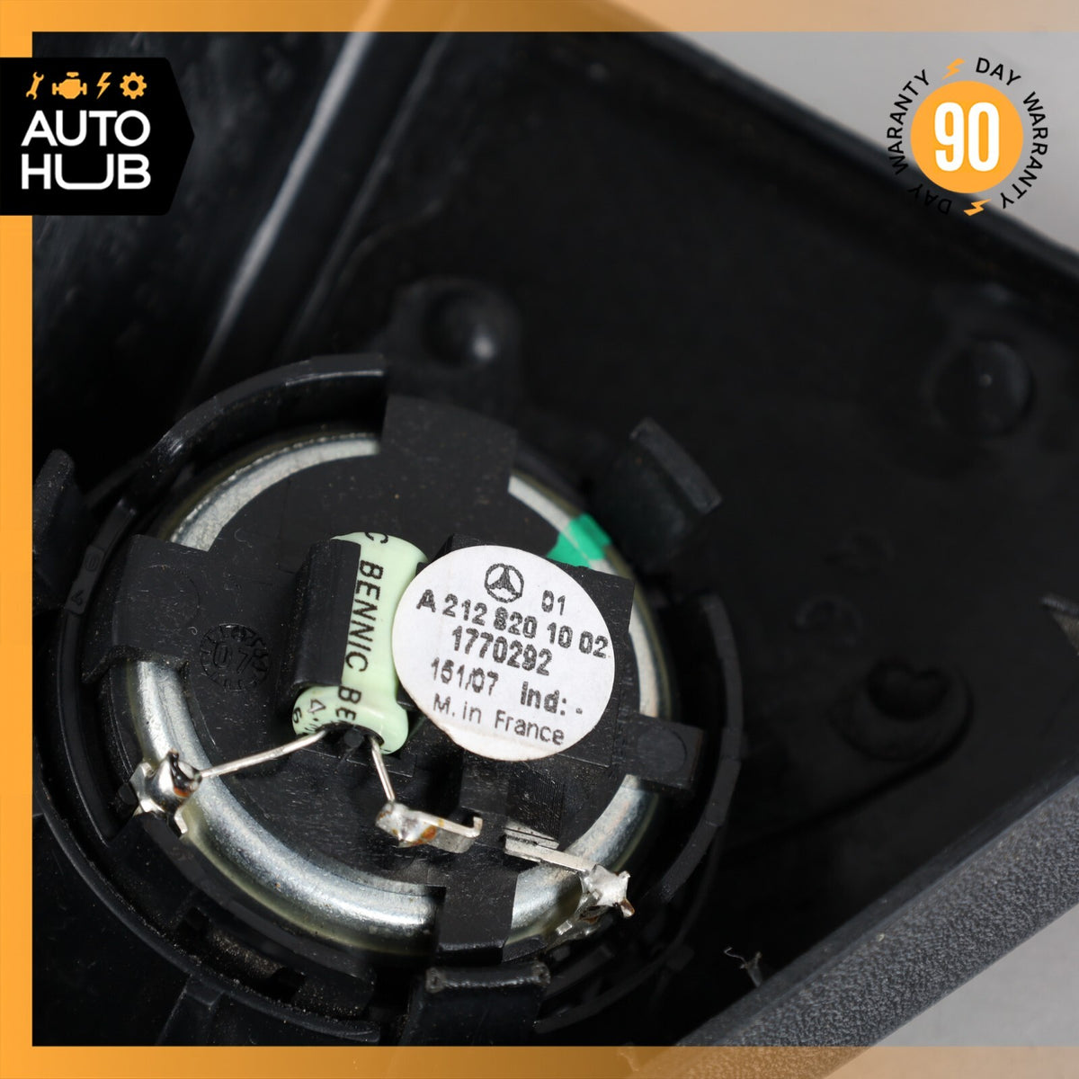 07-09 Mercedes W211 E63 AMG E550 Front Left Tweeter Speaker Cover Black OEM - photo 8