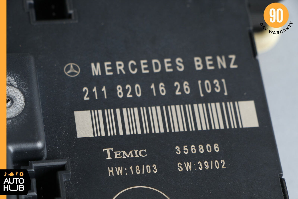 03-06 Mercedes W211 E500 E320 E350 Door Control Module Rear Right 2118201626 OEM - photo 11