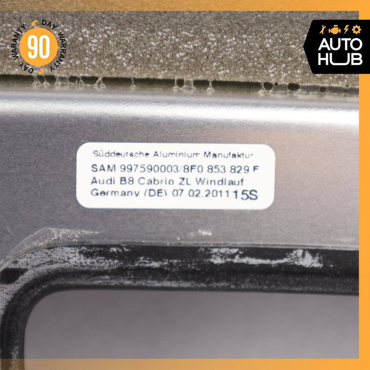 10-17 Audi A5 S5 RS5 Convertible Windshield Trim Cover Panel Set OEM - photo 9