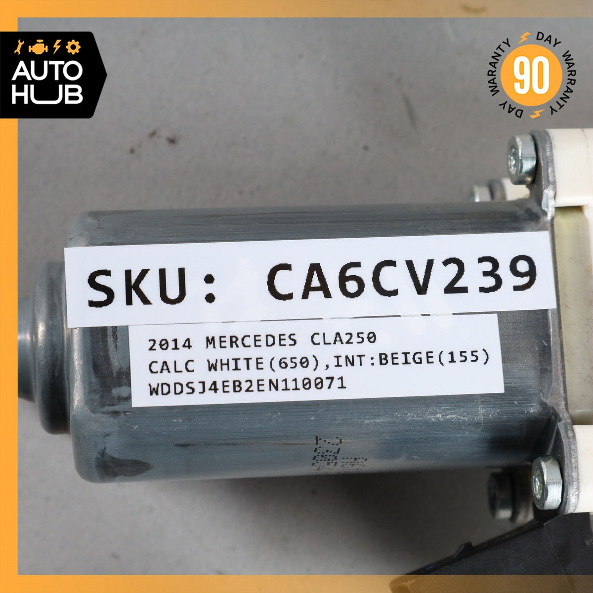 Mercedes W117 CLA250 Front Left Window Regulator Motor 2078200542 OEM - photo 12