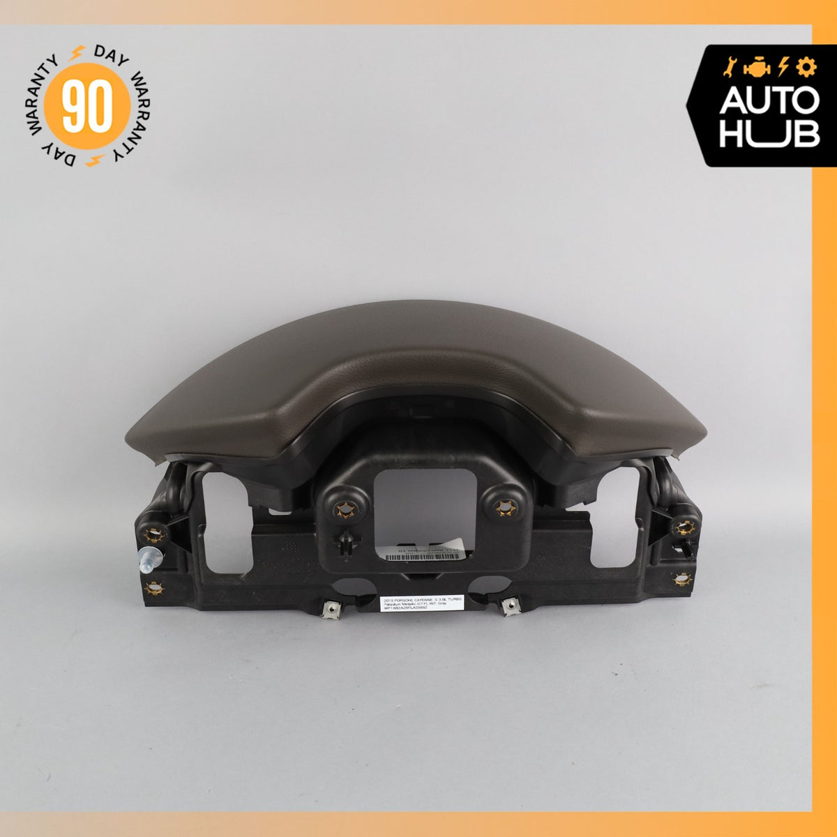 11-18 Porsche Cayenne 958 Upper Dashboard Dash Board Cluster Cover Brown OEM - photo 7