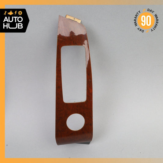 03-06 Mercedes W220 S350 S600 Driver Master Window Switch Trim Bazel Wood OEM - photo 1