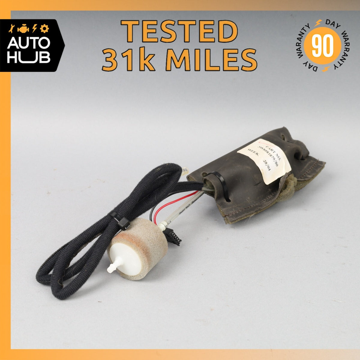 Bentley Continental GT Coupe Front Left Side Lumbar Massage Air Pump OEM 31k - photo 1