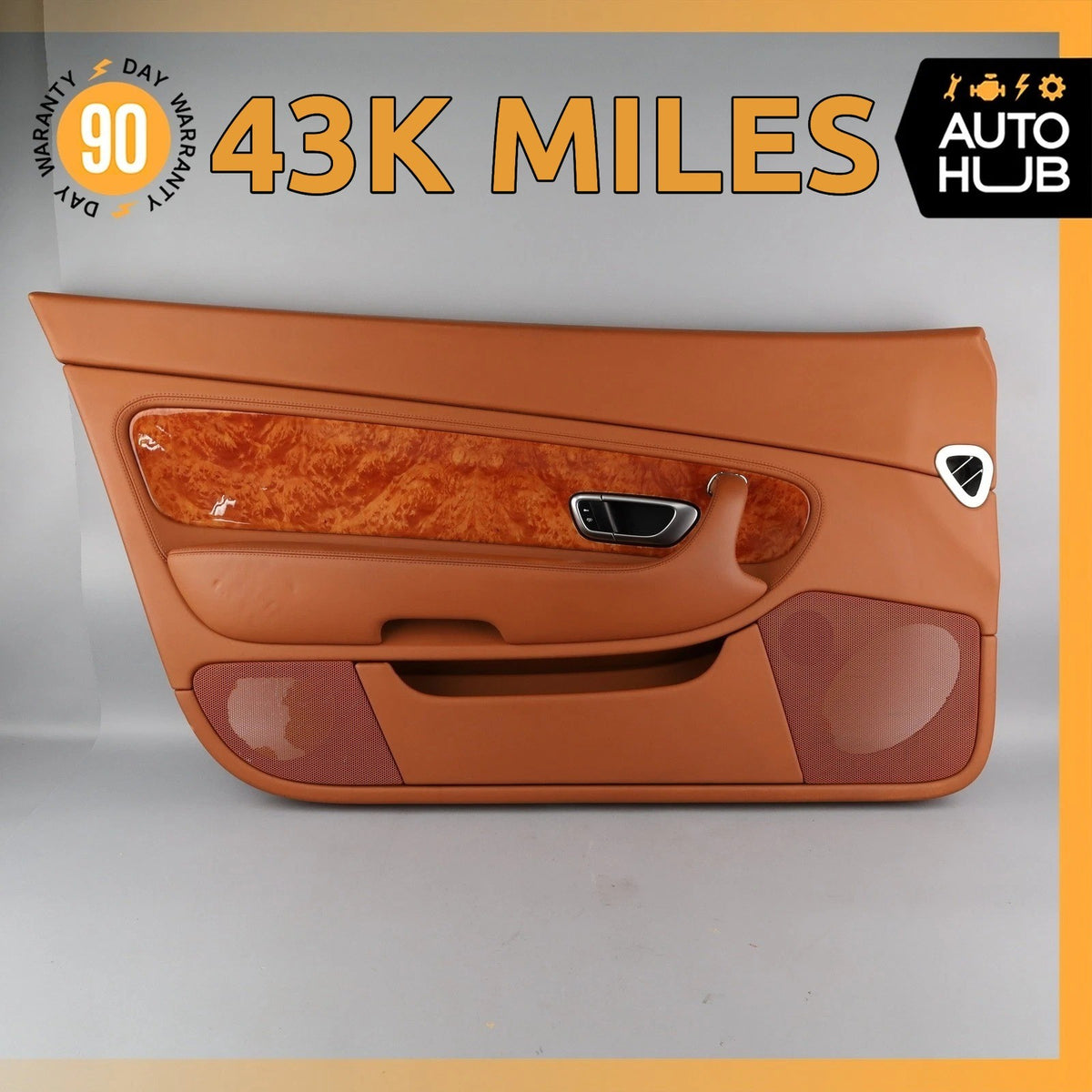07-11 Bentley Continental GTC Convertible Left Side Interior Door Panel OEM 43k - photo 1