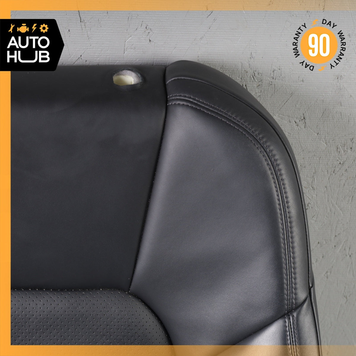 15-18 Porsche Macan 95B Front Right Side Seat Upper Cushion Leather Black OEM - photo 8