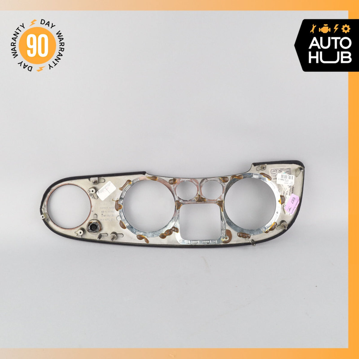 03-13 Bentley Continental Flying Spur Dash Panel Speedometer Bezel Trim OEM 53k - photo 7