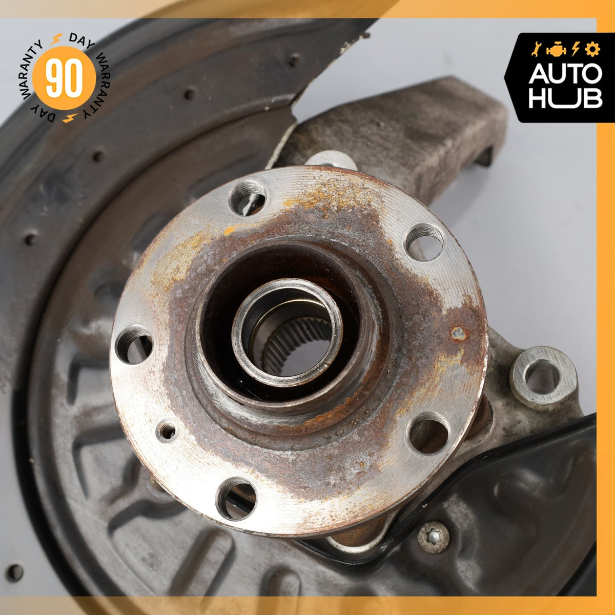 07-11 Bentley Continental GTC Rear Right Side Spindle Knuckle Hub OEM 43k - photo 6
