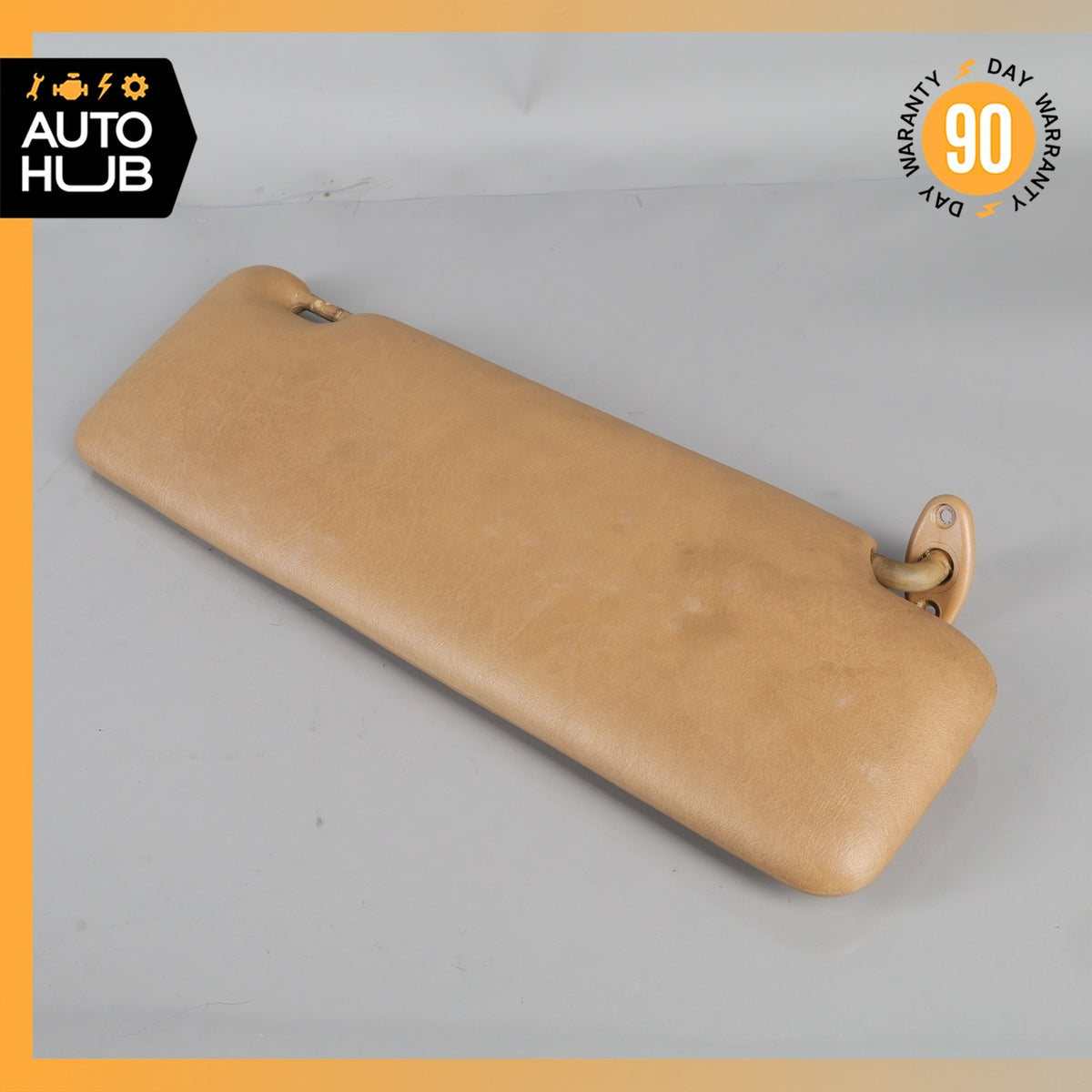 90-95 Mercedes W124 300E E320 Left Driver Side Sun Visor Sunvisor Brown OEM - photo 8