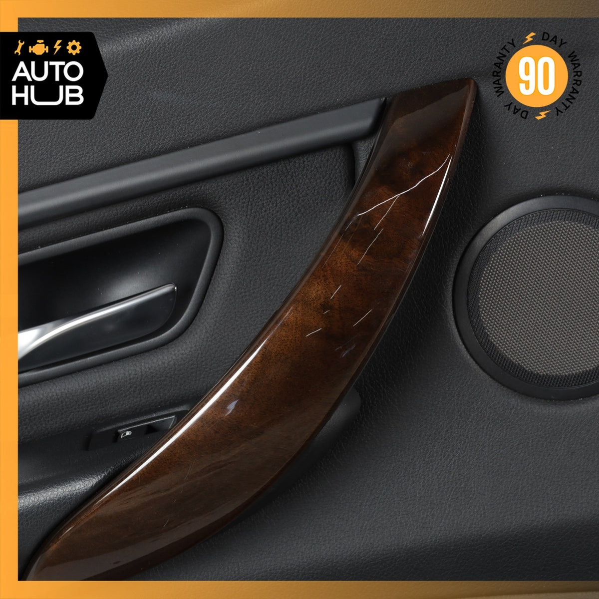 12-18 BMW F30 320i 330i Rear Left Driver Door Panel Trim Black 51427280955 OEM - photo 8