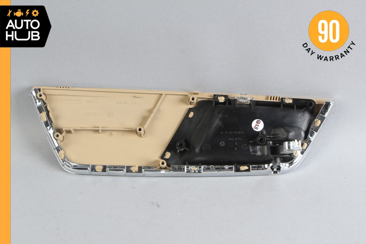 10-13 Mercedes W221 S550 S450 Rear Left Side Interior Door Handle Beige OEM - photo 5