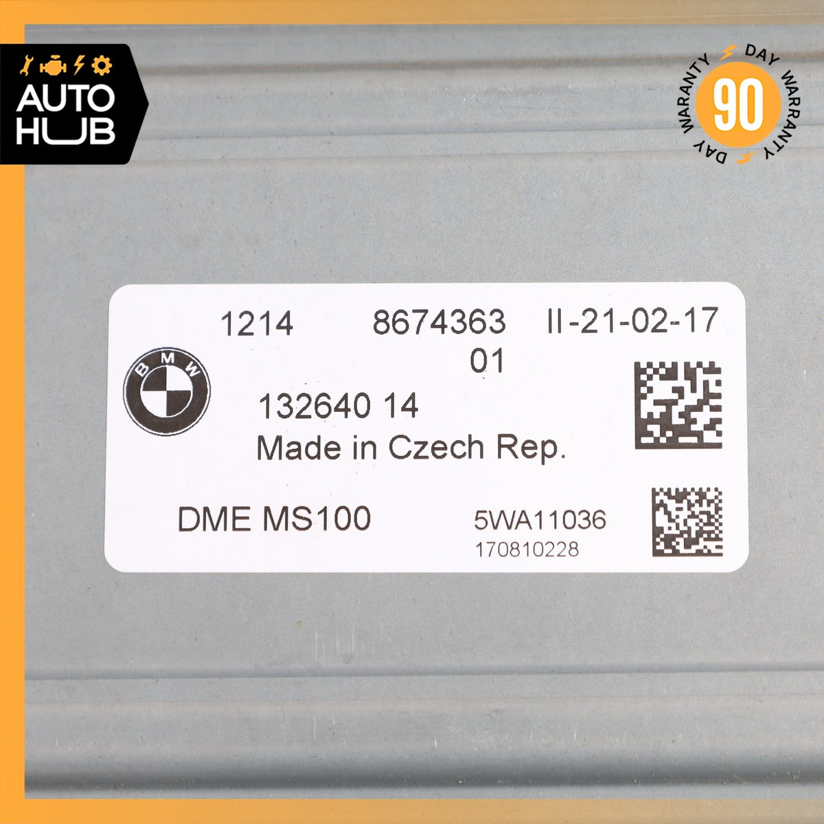 14-21 BMW i3 I01 REX Engine Control Module Unit 12148674363 OEM 74k - photo 10
