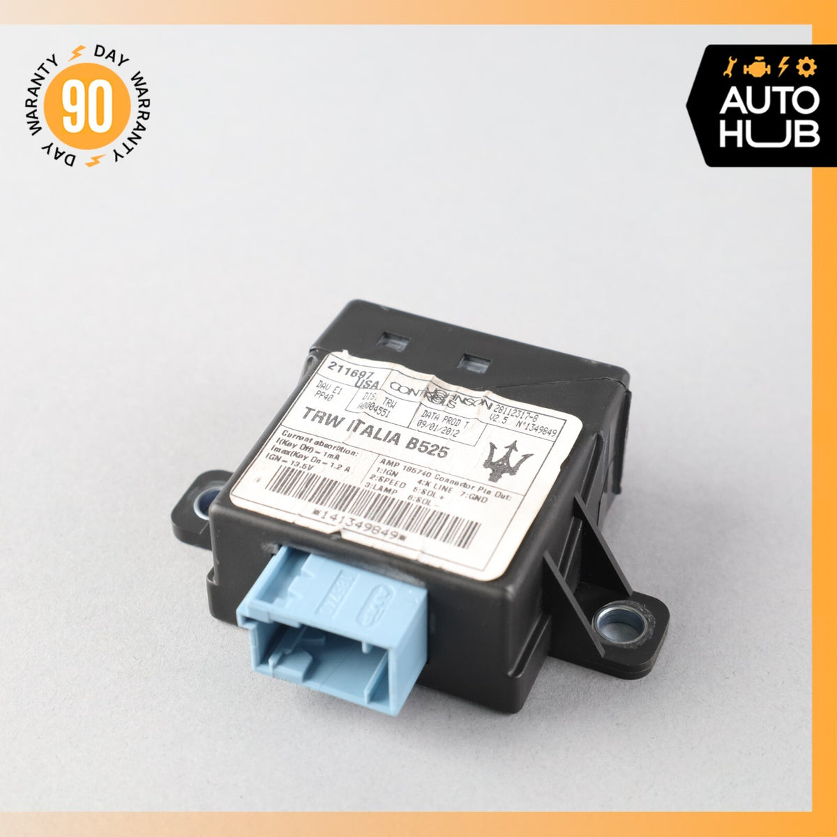 03-13 Maserati Quattroporte Power Steering Chassis Control Module Unit OEM 68k - photo 2