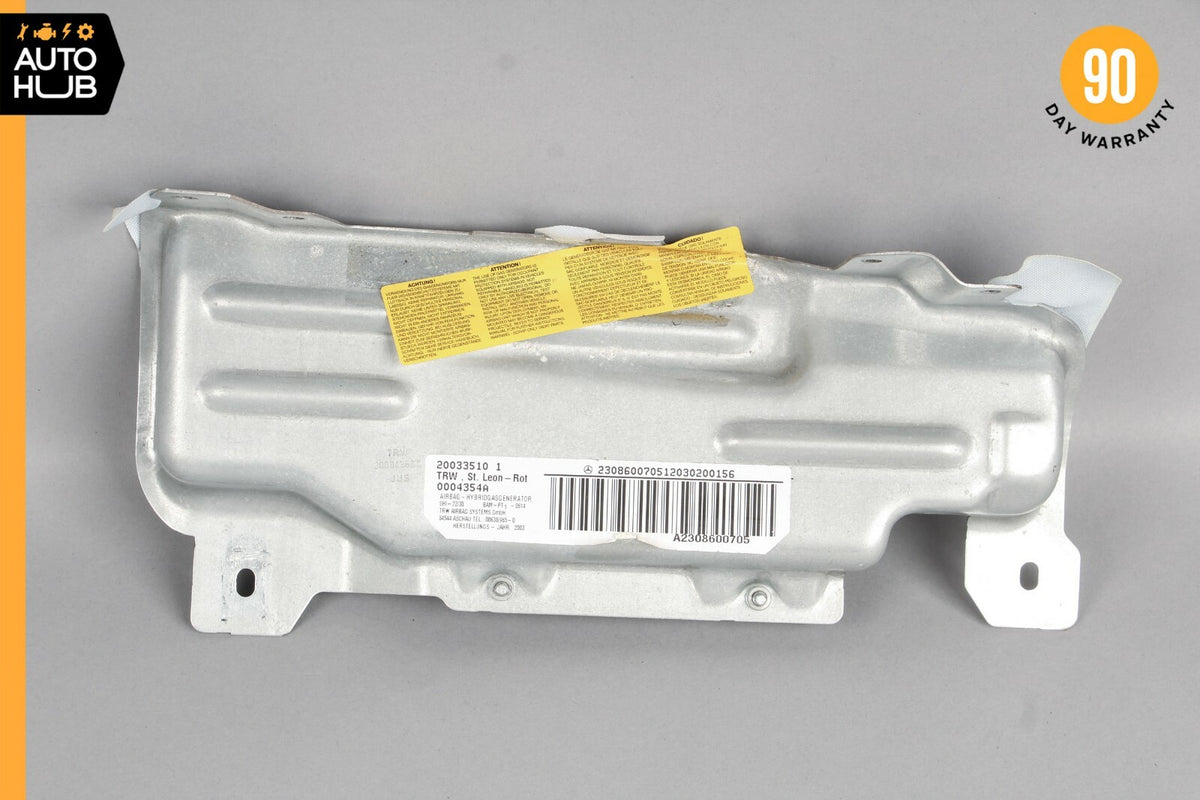 03-12 Mercedes R230 SL500 SL55 AMG Knee Airbag Air Bag Left Driver Side OEM - photo 7