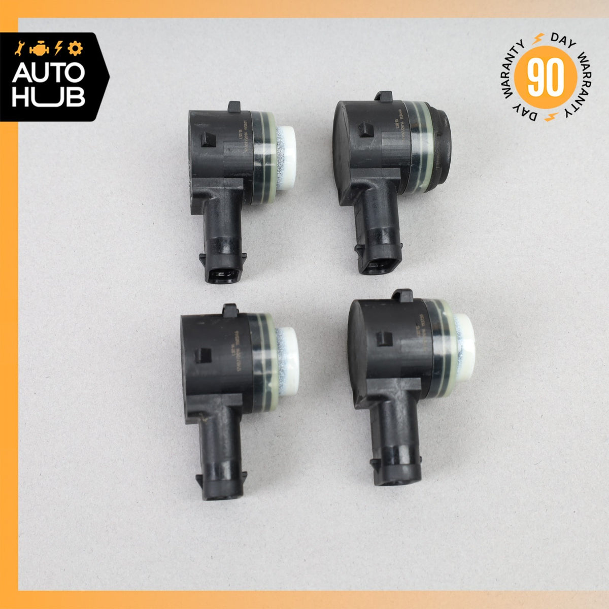 15-18 Porsche Macan Cayenne Front Bumper Parking Assist Sensor PDC Set OEM 88k - photo 2