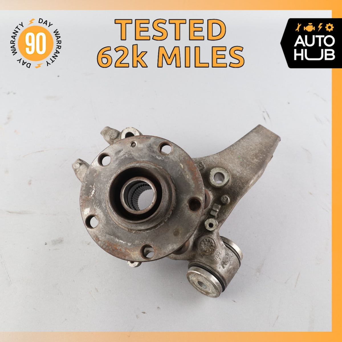 07-12 Bentley Continental GTC Rear Left Side Spindle Knuckle Hub OEM 62k - photo 1