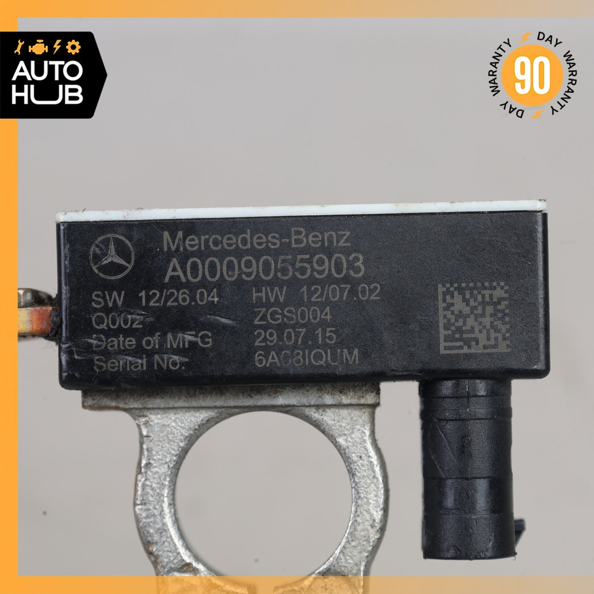 Mercedes W205 C63 AMG Negative Battery Terminal Cable Wire OEM - photo 8