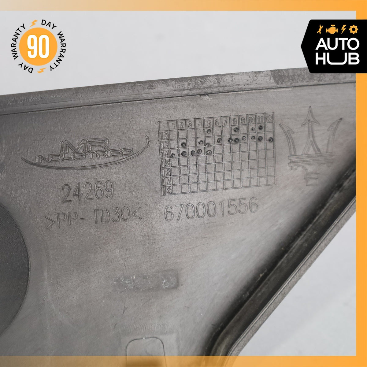 Maserati Quattroporte M156 Bumper Bracket / Headlight Trim Panel Cover Set OEM - photo 10