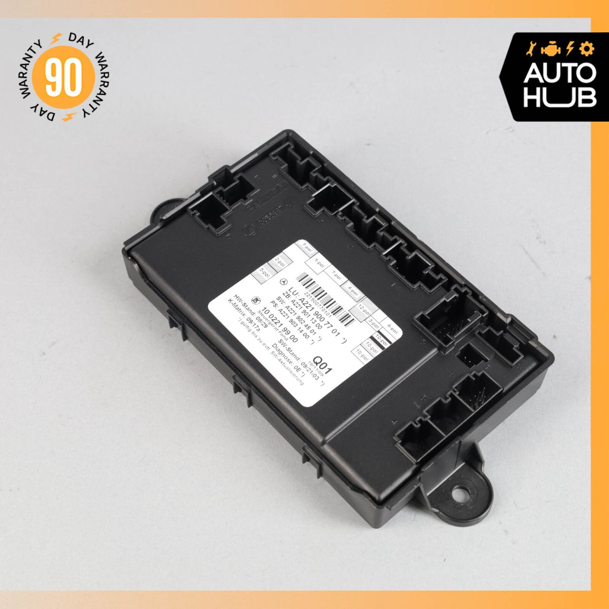 07-13 Mercedes W221 S550 S400 Rear Right or Left Side Door Control Module OEM - photo 2