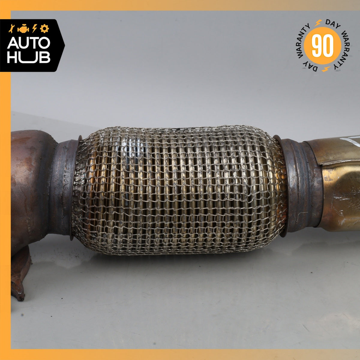 12-19 Mercedes W166 ML350 GLE350d BlueTec Engine Exhaust Downpipe OEM - photo 4