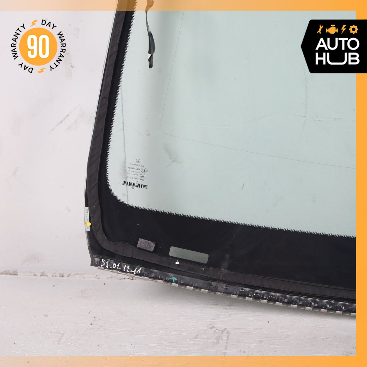 11-17 Mercedes W207 E550 E350 Convertible Front Windshield Window Glass OEM 78k - photo 17