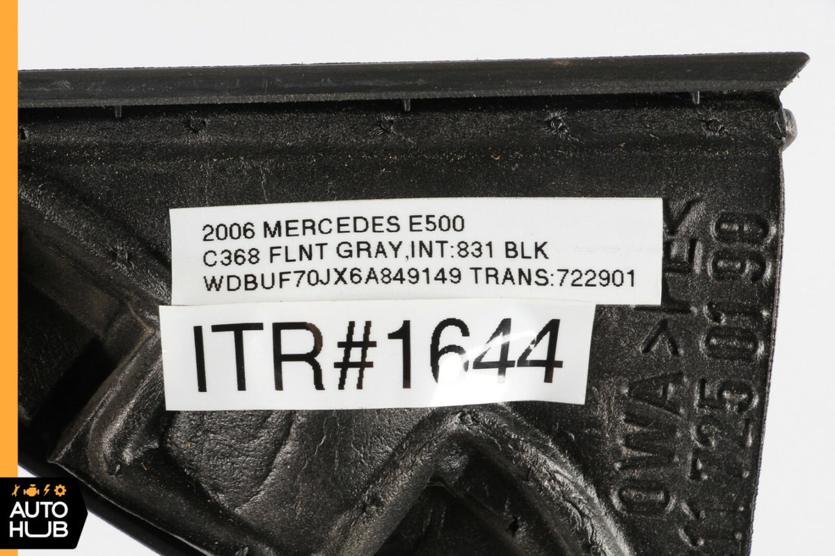 03-09 Mercedes W211 E350 E500 E550 Tweeter Speaker Cover Front Left Black OEM - photo 7