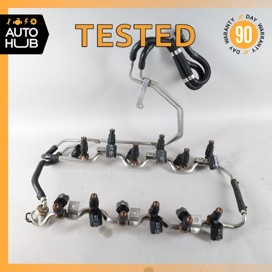 03-13 Bentley Continental GTC GT Flying Spur 6.0L W12 Fuel Injector Rail OEM - photo 1