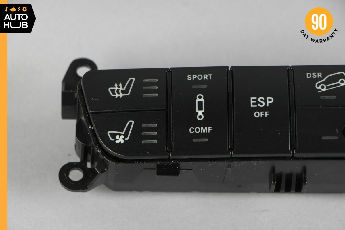 07-11 Mercedes W164 ML63 AMG Dash Hazard Heated Seats ESP Control Panel OEM - photo 2