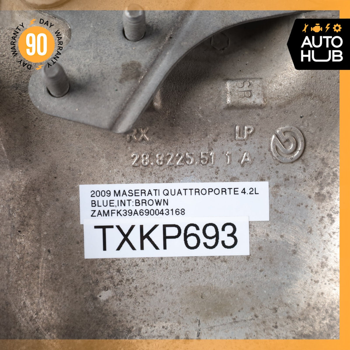 03-10 Maserati Quattroporte M139 Front Right Side Spindle Knuckle Hub OEM 72k - photo 15