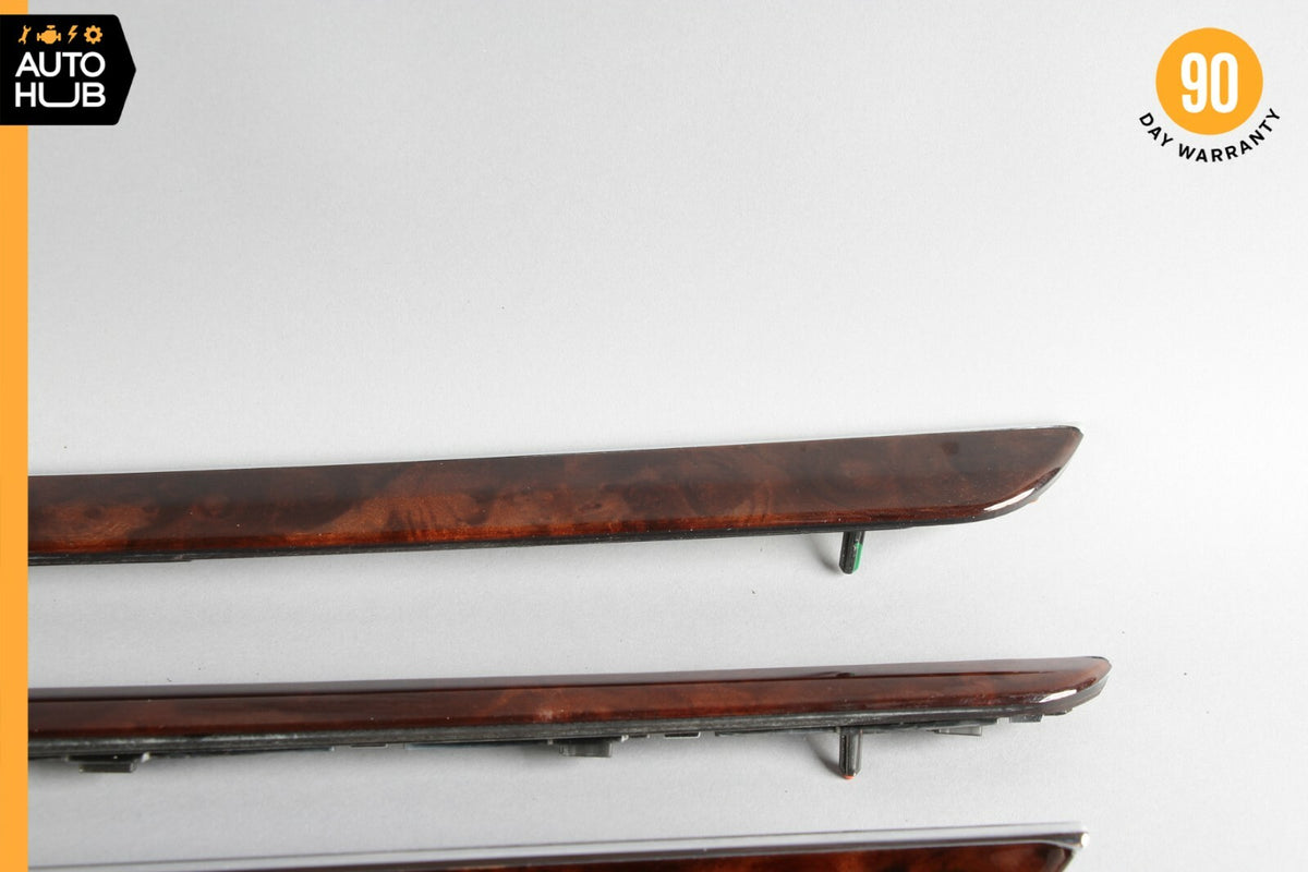 10-13 Mercedes W221 S400 S550 Door Panel Trim Set 2217205222 Wood OEM - photo 4