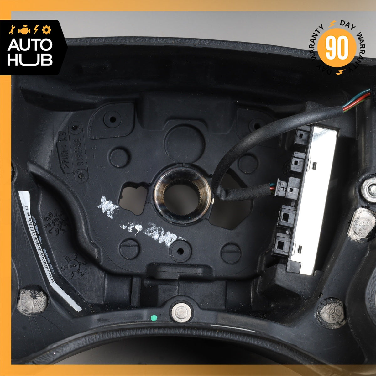 06-09 Mercedes W211 E350 CLS550 E550 CLS500 Steering Wheel 2194601603 Black OEM - photo 2