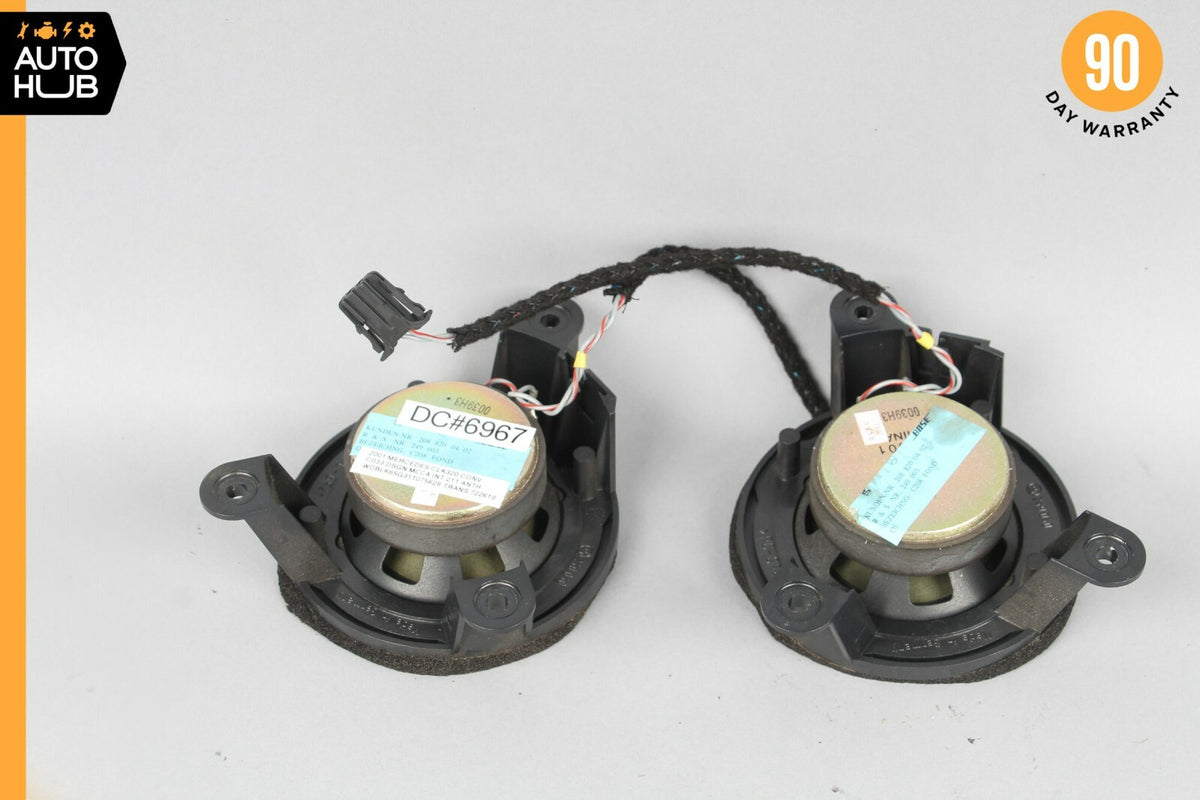 98-03 Mercedes W208 CLK320 CLK430 Door Sound Speaker Set of 2 2088200402 OEM - photo 4