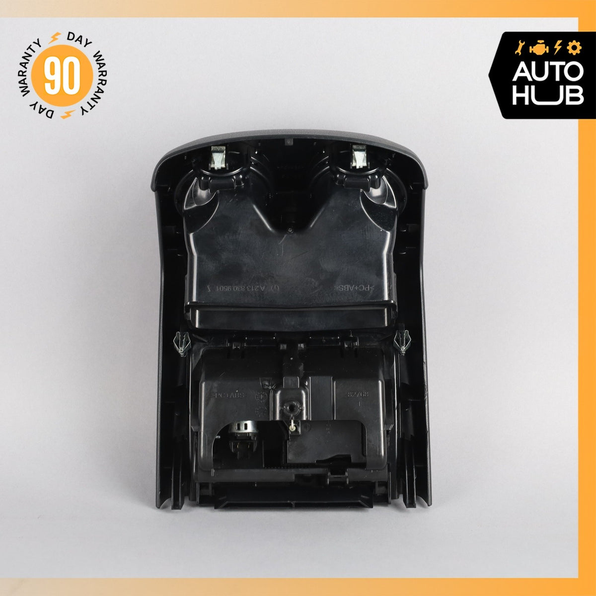 Mercedes W213 E43 AMG Rear Console Switch Cover Panel Bezel Trim Black OEM - photo 10