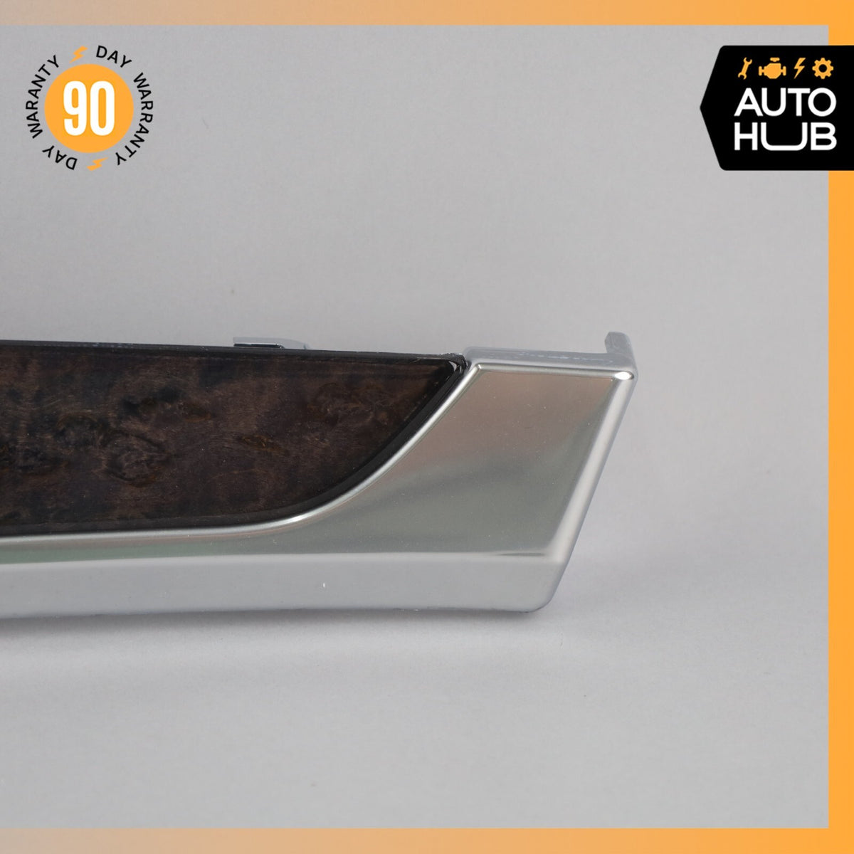 Porsche Panamera 970 Front Right Door Panel Molding Wood w/ Memory Switch OEM - photo 7