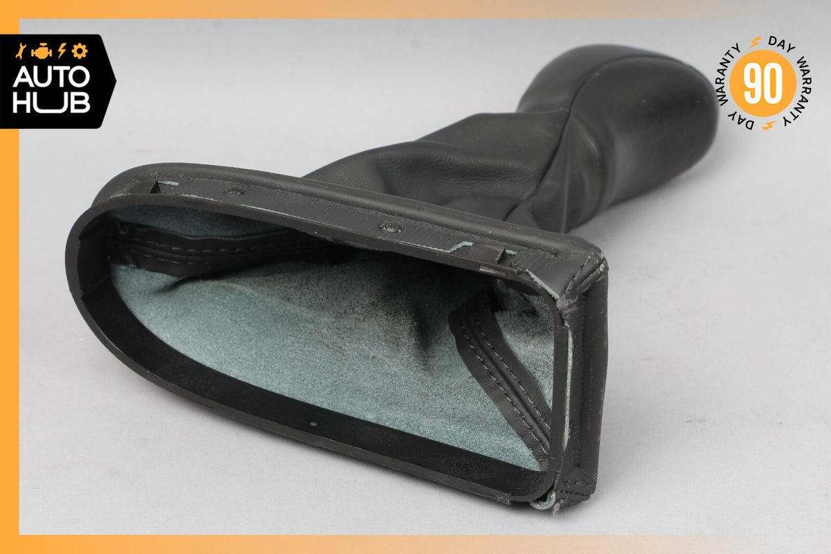 03-06 Mercedes W211 E55 AMG E320 E350 Shifter Shift Knob Boot Cover Black OEM - photo 10