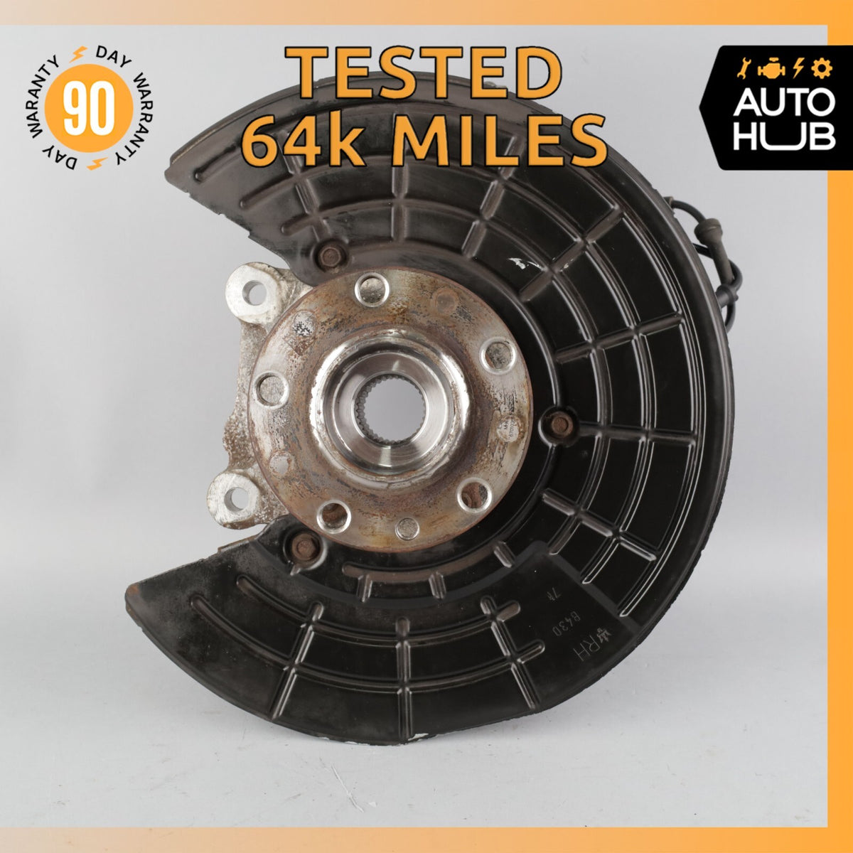 17-20 Maserati Levante M161 Rear Right Side Spindle Knuckle Hub OEM 64k - photo 1
