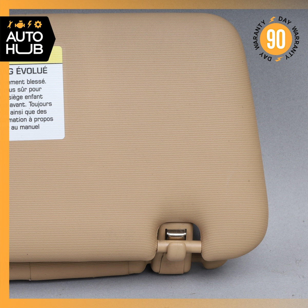 15-18 Porsche Cayenne 958 Sun Visor Sunvisor Front Left Luxor Beige OEM - photo 2