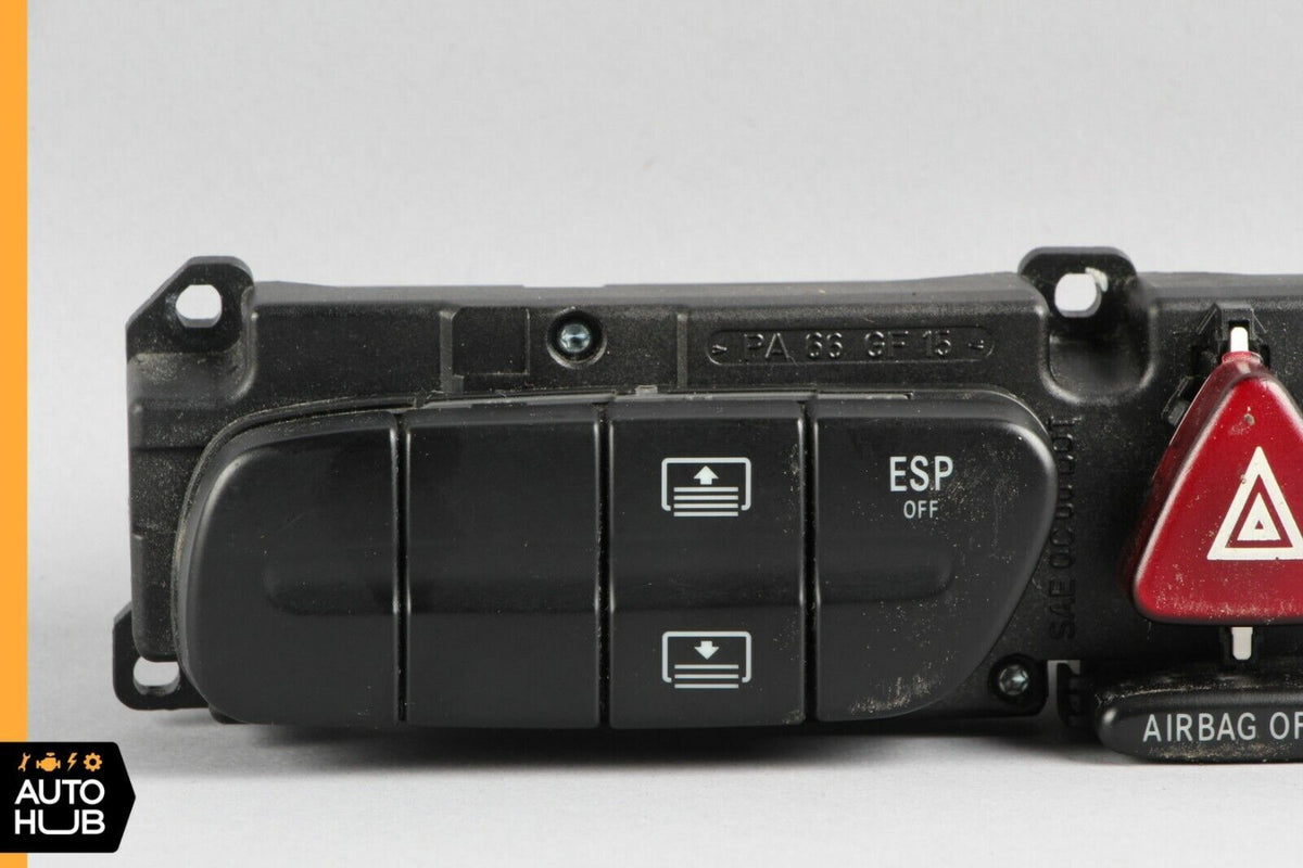 01-04 Mercedes W203 C320 CLK500 Hazard Light Control Switch 2038215258 OEM - photo 2